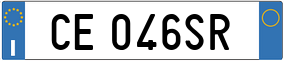 Truck License Plate